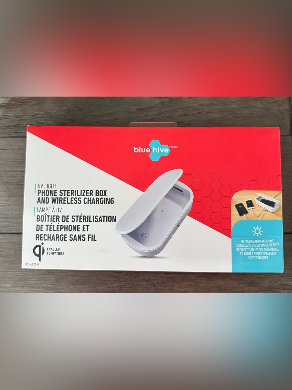 New UV phone sterilizing box